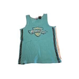 Harley Davidson racing strip blue legendary classic size XL